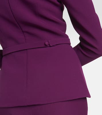 Top aus Crêpe mit Cut-outs | Safiyaa