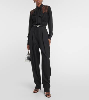 Blouse en soie mélangée | Elie Saab