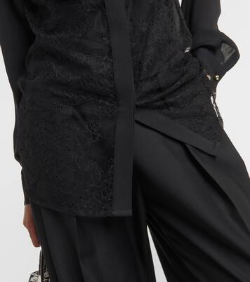 Blouse en soie mélangée | Elie Saab