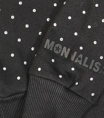 Studded jersey sweatshirt | Monnalisa