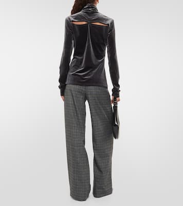 White Label Top aus Samt | Proenza Schouler