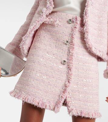 High-Rise-Minirock aus Tweed | Giambattista Valli