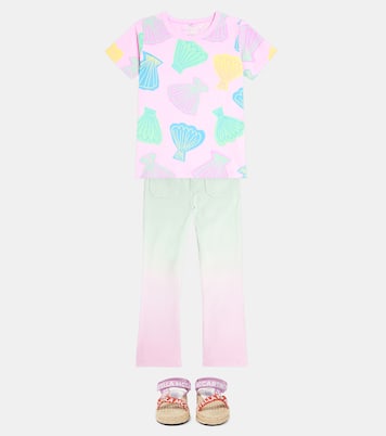 Printed cotton jersey T-shirt | Stella McCartney Kids