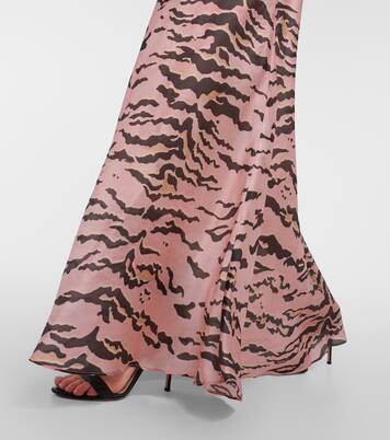 Bedruckter Maxirock Matchmaker aus Seide | Zimmermann
