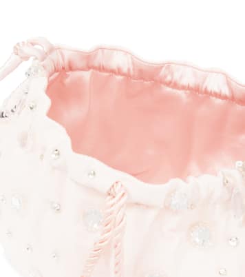 Renaissance sequined satin pouch with strap | Tutu Du Monde