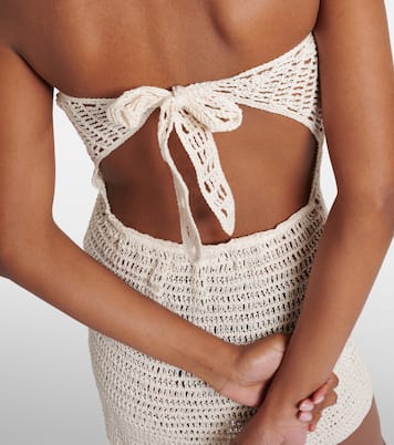 Bustier-Kleid Camellia aus Häkelstrick | Anna Kosturova