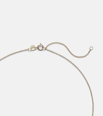 Bonbon 14kt gold pendant necklace with emerald | Stone and Strand