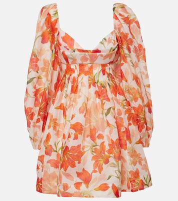 Minikleid Tranquillity aus Leinen und Seide | Zimmermann