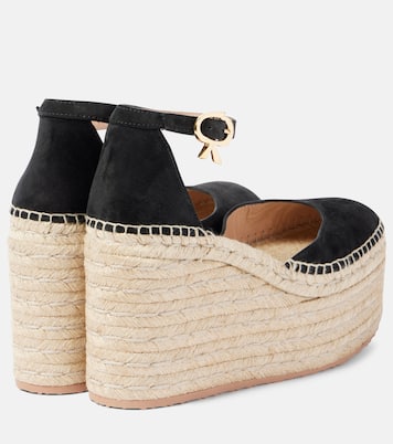 Espadrilles compensées en daim | Gianvito Rossi