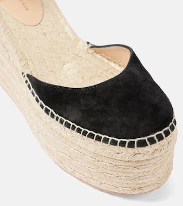 Espadrilles compensées en daim | Gianvito Rossi