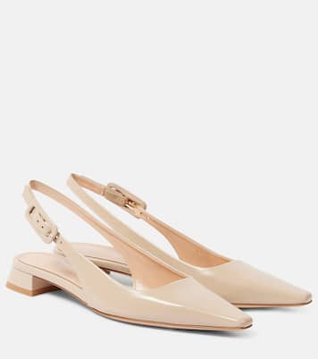 Lindsay 20 patent leather slingback flats | Gianvito Rossi