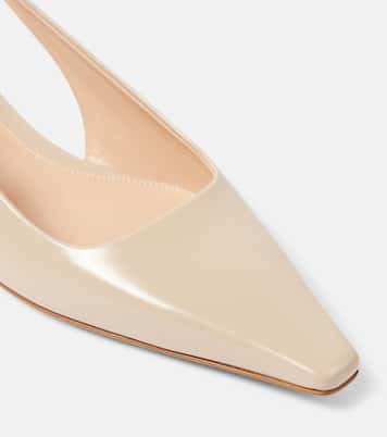 Lindsay 20 patent leather slingback flats | Gianvito Rossi