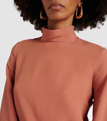 Robe midi Del Mar en crêpe | Taller Marmo