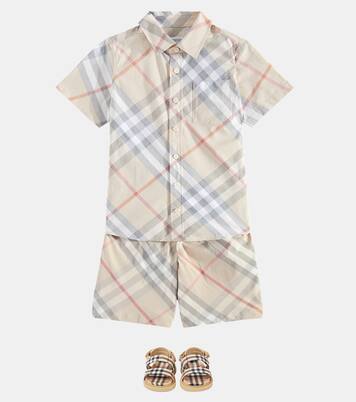 Burberry Check cotton shirt | Burberry Kids