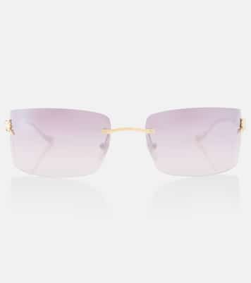 Panthère De Cartier rectangular sunglasses | Cartier Eyewear Collection