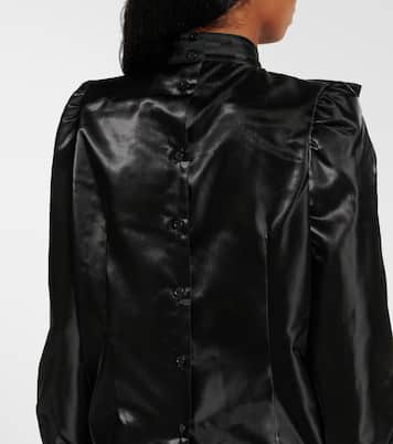 Hemd aus Satin | Noir Kei Ninomiya