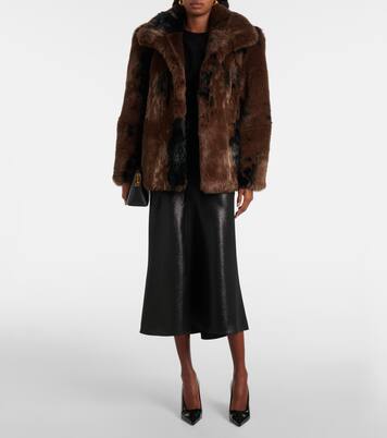 Abrigo de pelo sintético | Victoria Beckham