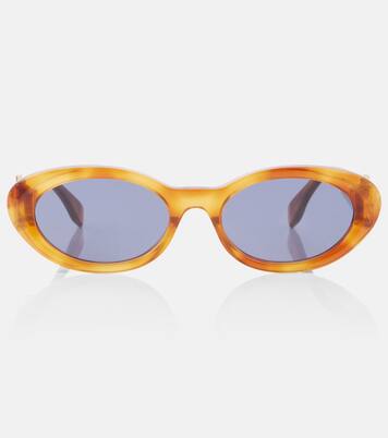 Ovale Sonnenbrille FF Diamonds | Fendi