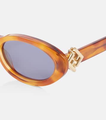 Ovale Sonnenbrille FF Diamonds | Fendi