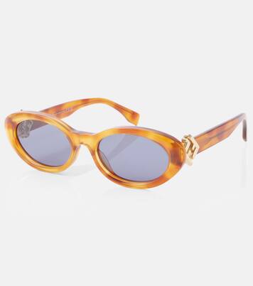 Ovale Sonnenbrille FF Diamonds | Fendi