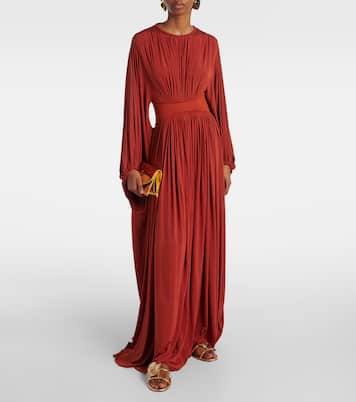 Orchid metallic leather sandals | Zimmermann