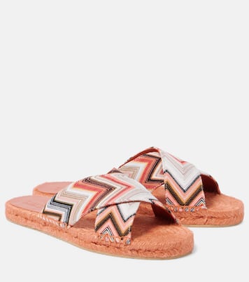Espadrille-Sandalen Harlow aus Häkelstrick | Missoni