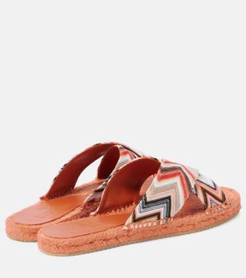 Espadrille-Sandalen Harlow aus Häkelstrick | Missoni