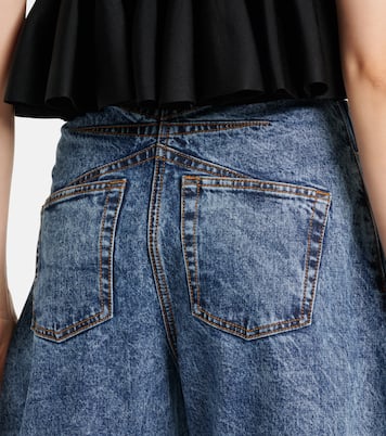 High-rise barrel-leg jeans | Alaïa