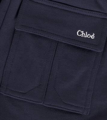 Cotton jersey shorts | Chloé Kids
