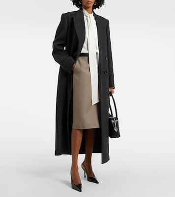 Schluppenbluse aus Seidensatin | Stella McCartney