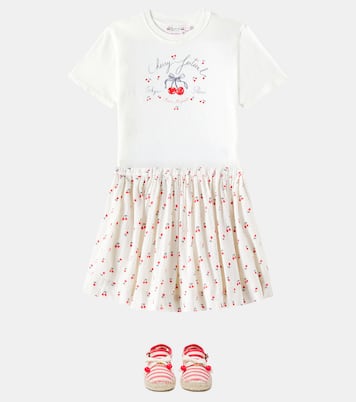 Jupe Suzon en coton à fleurs | Bonpoint