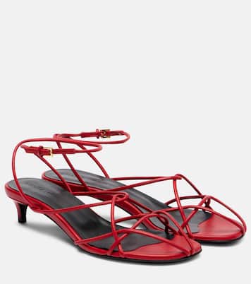 Loulou 35 레더 슬링백 샌들 | Khaite