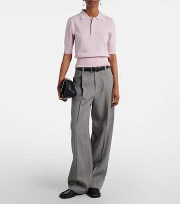 Polohemd N°351 Park aus Baumwolle und Kaschmir | Extreme Cashmere