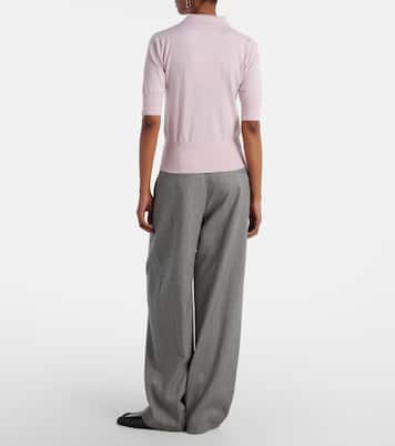 Polohemd N°351 Park aus Baumwolle und Kaschmir | Extreme Cashmere