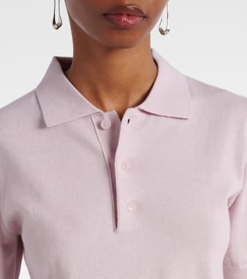 Polohemd N°351 Park aus Baumwolle und Kaschmir | Extreme Cashmere