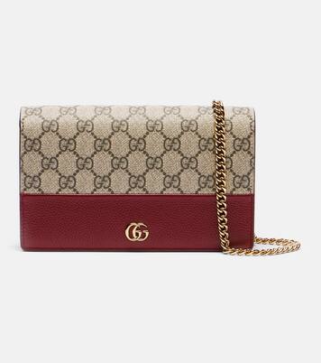 Portemonnaie mit Kettenriemen GG Marmont Petite | Gucci