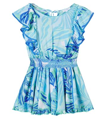 Kikka printed dress | Poupette St Barth Kids