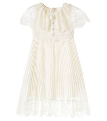 Kleid aus Chiffon und Spitze | Self-Portrait Kids