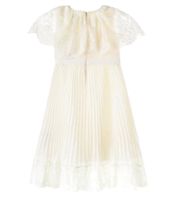 Kleid aus Chiffon und Spitze | Self-Portrait Kids