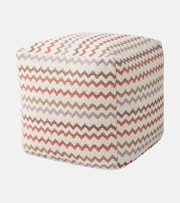  Capri Zigzag bouclé pouf  | Missoni