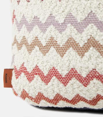  Capri Zigzag bouclé pouf  | Missoni