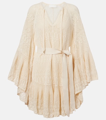 Coco gathered lace minidress | Zimmermann