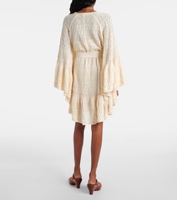 Coco gathered lace minidress | Zimmermann