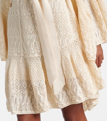 Coco gathered lace minidress | Zimmermann