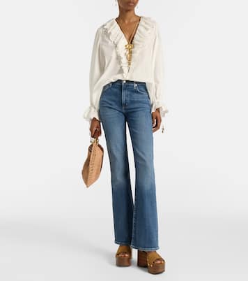 Sandales à plateau en daim | Gianvito Rossi