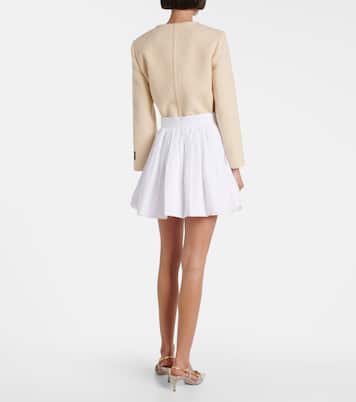 Minigonna in popeline di cotone | Patou