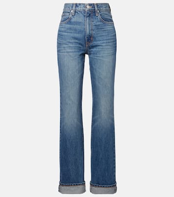 High-Rise Straight Jeans London Turn Up | Slvrlake
