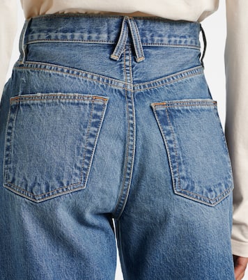 High-Rise Straight Jeans London Turn Up | Slvrlake