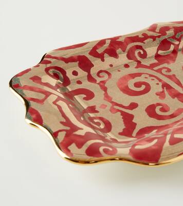 x Fortuny Maori porcelain tray | L'Objet