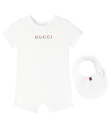 Baby Set aus Body und Lätzchen | Gucci Kids